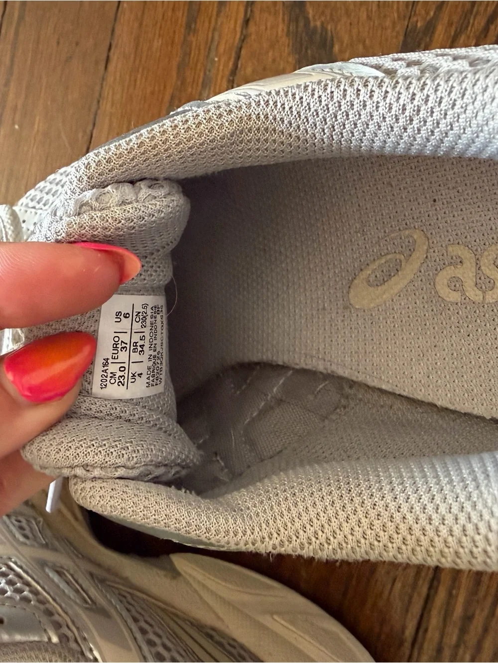 Asics running shoes